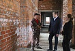 У новой школы в Горнослинкино начали планировку прилегающей территории